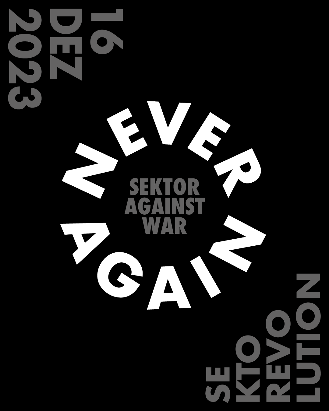 NEVER AGAIN – Sektor against War