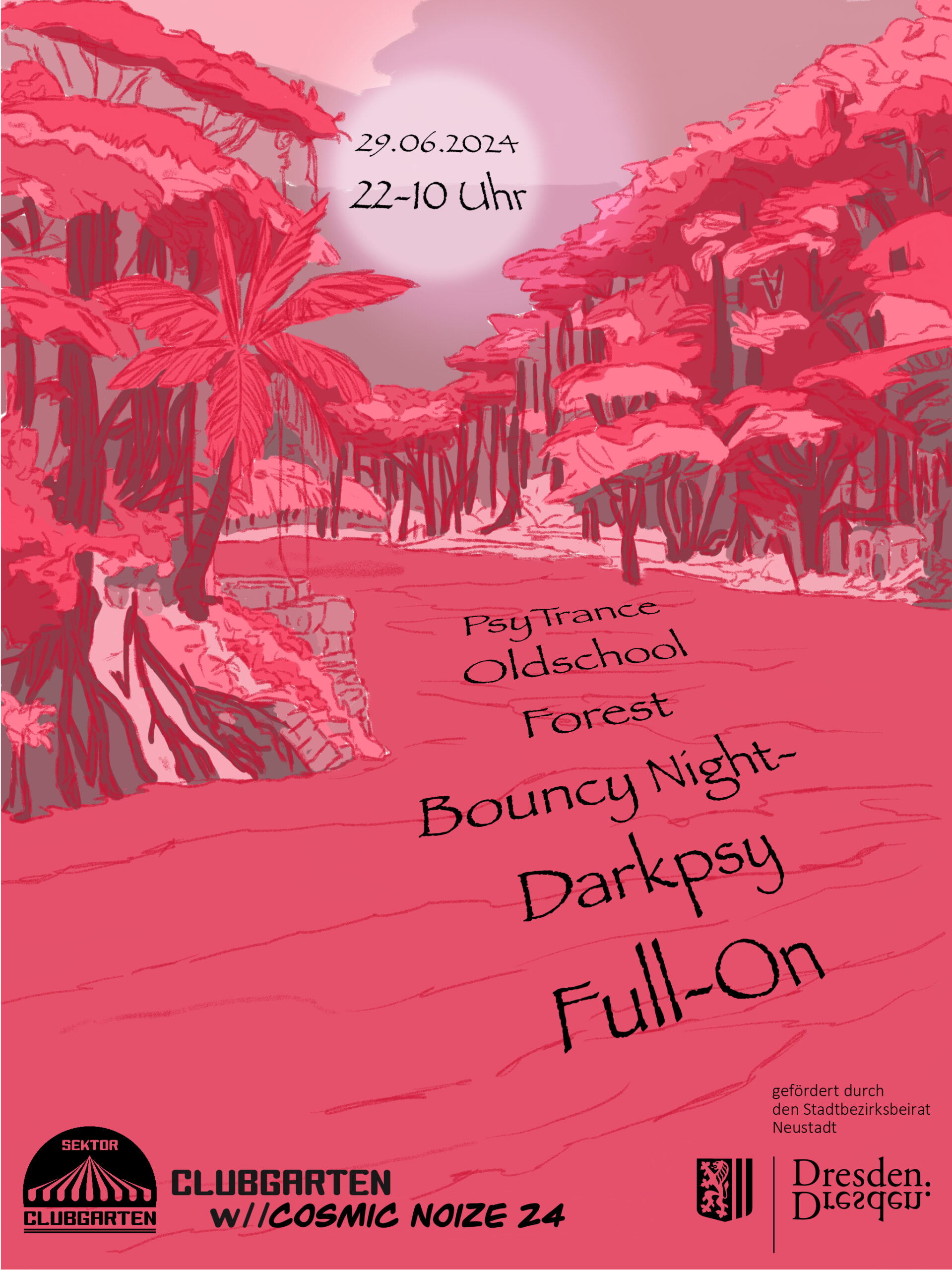 Sektor Clubgarten W// Cosmic Noize24