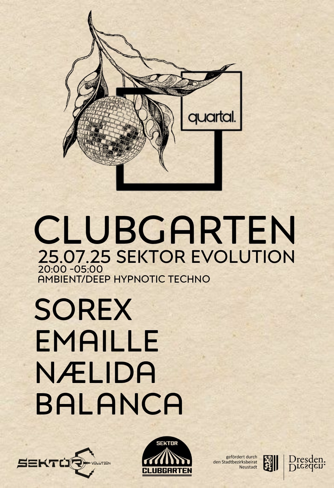 Sektor Clubgarten w// quartal.