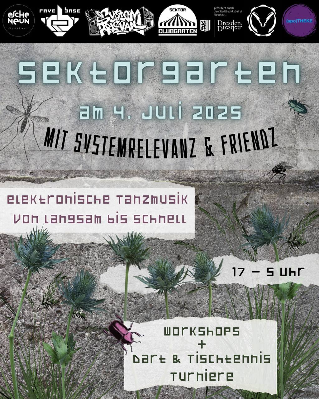 Sektor Clubgarten w// Systemrelevanz