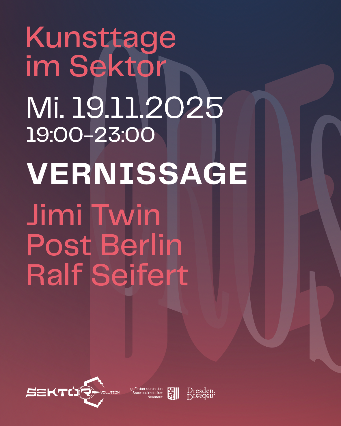 KW47: Vernissage & Konzert w// Post Berlin